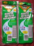 (2) Endust Air Cleaning Register Filter Replacement 4" X 10" W6420. Fixed Price $15.98.
