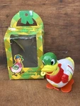 Vtg Wind Up Walking Pet Toy Duck Easter Unlimited W/original Box Green. Fixed Price $22.00.