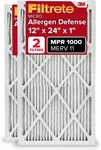 Allergen Defense 12X24X1 Air Filter 2-PACK 3- Lifespan & Smart App Ready. Fixed Price $50.99.