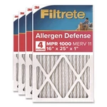 Allergen Defense Air Filter, 16 X 25, 4/CARTON. Fixed Price $86.86.