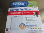 New Bestair Replacemnt Humidifier Filter HW600 Honeywell HEV615 HEV620 Pack. Fixed Price $12.85.