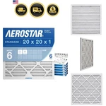 20X20X1 Air Filter Merv Pack Hvac Furnace Dust Pollen Lint 6PCS. Fixed Price $48.43.
