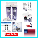 Efficient 2-STAGE Whole House Filter System Protect Home Appliances & Health. Fixed Price $121.99.
