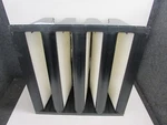 Air Handler V-bank Fiberglass Filter, 24" X 12", Merv 14, 2GHK3. Fixed Price $199.99.