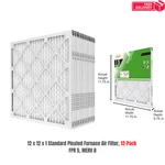 X Standard Pleated Air Fpr 5, 12-PACK, Filters Replacement. Fixed Price $54.55.