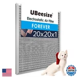 Ubeesize 20X20X1 Reusable Air Filter Washable Merv 8 Electrostatic Hvac Furna. Fixed Price $61.34.