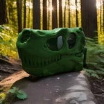 Dinosaur Playset With Green Handled Hinged T-rex Storage Case Fun For Lover. Fixed Price $18.98.