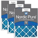 Nordic Pure 16X16X2 (15 1/2 3/4) Pleated Merv 7 Air Filters Pack. Fixed Price $56.73.