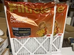 Pack 3M 09800 Air Filter Electrostatic Micro Allergen 16X20 Pleated. Fixed Price $16.95.