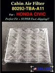 Carbonized Cabin Air Filter For Honda Civic 2016 And Up 80292-TBA-A11 Fast Ship!. Fixed Price $15.25.