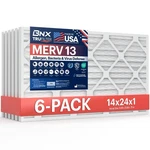 Bnx Trufilter 14X24X1 Air Merv 13 (6-PACK) Made In. Fixed Price $95.24.