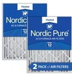 Nordic Pure 20X20X4 Pleated Merv 12 Mpr 1500 Furnace/ac Air Filters Pack. Fixed Price $49.99.