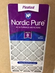 Nordic Pure 14X24X1 Merv 8 Pleated Furnace Air Filters 6 Pack. Fixed Price $28.00.