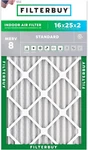 Filterbuy 16X25X2 Pleated Air Filters, Replacement For Hvac Furnace (merv 8). Fixed Price $99.96.