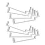 Zyrelynx Box Fan Filter Clips, Air Holder 1.9" 5.3" 0.6", White. Fixed Price $39.50.