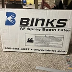 Binks 29-2186-3 Af Spray Booth Filter. Fixed Price $250.00.