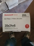 Pack 2PC Aprilaire Space Guard Honeywell 201 Replacement Filter 20X24X6 FPR7. Fixed Price $55.00.