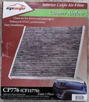 Cabin Air Filter CP776 (CF11776) Fits Nissan Altima (2013-18) Free Shipping. Fixed Price $13.99.