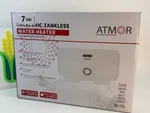 New Atmor AT-800-35 3.5KW 120V 0.5GPM Single Sink Tankless Electric Water Heater. Fixed Price $136.95.
