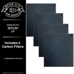 4 Carbon Filters For Idylis Model #AC-2123, AC-2118, IAP-10-280. Fixed Price $14.99.