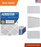 Electrostatically Charged 6-PACK Merv 13 Air Filters 16.5 X 21.5 Actual Size. Fixed Price $191.99.