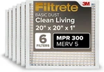 20X20X1 Furnace Air Filter, Merv 5, Mpr 300, Capture Unwanted Particles, 3-MO. Fixed Price $67.11.