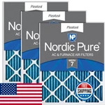 Nordic Pure 12X30X1 Actual Size 11 7/8 29 3/4 Pleated Merv Air. Fixed Price $85.07.