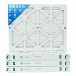 20X25X2 Merv 8 Pleated Furnace Air Filters. 12 Pack. Fixed Price $98.99.