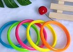 Set Of 5 Colorful Lightweight Plastic Girls Play Bracelets. Easter Basket Fun!. Fixed Price $6.29.