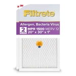 Filtrete Furnace Smart Air Filter, Merv 12, Mpr 20X30X1, White. Fixed Price $42.61.
