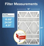 Filtrete 16X25X5 Air Filter Merv 11, Mpr 1000 Micro Allergen Defense 1-PACK,. Fixed Price $19.99.