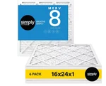 Simply 16 In. X 24 Merv 8 Fpr 5 Pleated Furnace Air Filter (6-PACK). Fixed Price $45.00.