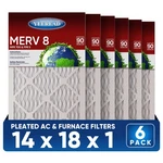 Yeeread 14X18X1 Merv Air Filters 6-PACK Hvac Furnace (actual 13.7X17.7X0.75. Fixed Price $84.87.
