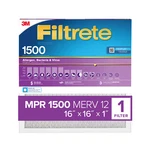 Filtrete High Performance Air Filter 1500 Mpr 2016DC-4, In X. Fixed Price $32.85.