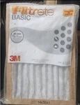 3M Filtrete 14"X 20"X I" Basic Pleated Furnace Air Cleaning Filter - Pack. Fixed Price $22.99.