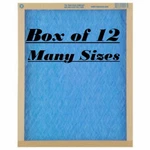 12 Pack - Many Sizes True Blue Spun Fiberglass Furnace Filter. Fixed Price $64.83.