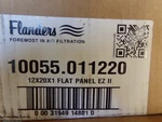 QTY=12: Flanders 10055.011220 12" 20" X1" Flat Panel Fiberglass Furnace Filter. Fixed Price $32.50.