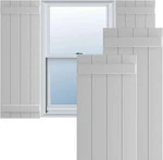 Ekena Millwork 21 1/2"W X 40"H True Fit Pvc Four Joined Board-n-batten Shu. Fixed Price $169.00.
