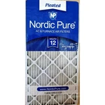 Nordic Pure 12 X 20 Allergen Pleated Merv Fpr 9 Air Filters (6-PACK). Fixed Price $42.00.