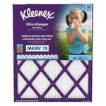 4 Pack Kleenex Elite Allergen Air Filter 16X20X1 Merv 13 Furnace Hvac New. Fixed Price $59.96.