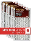 Filtrete AD44-6PK-1E 14X36X1, Furnace Air Filter, Micro Allergen Defense,. Fixed Price $105.95.