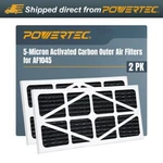 Powertec Activated Carbon Air Filter, Micron Outer Filters, 2PK (75095-P2). Fixed Price $47.99.