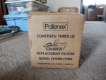 Vtg 1986 Pollenex Smoke Grabber Replacement Filters X3, Model FP1000 FCM3 Nos. Fixed Price $10.00.