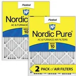 Nordic Pure 16X20X1 Merv Air Filters & Furnace Pack (106A). Fixed Price $31.49.