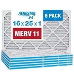 Aerostar 16X25X1 Merv 11 - Count Pleated Hvac, Furnace & Air Conditioner .... Fixed Price $60.11.