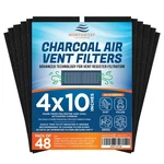 Activated Carbon Air Vent Filters For Home - 4" X 10" Dust Control Filt.... Fixed Price $41.91.
