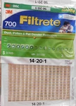 Filtrete 14 20" X1" 700 Mpr Dust, Pollen & Pet Dander Reduction-merv 8-3 Pack. Fixed Price $26.95.