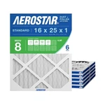 Air Filter, 6 Count, Actual Size 15.75 X 24.75 0.75, Hvac, Conditioning.... Fixed Price $60.42.