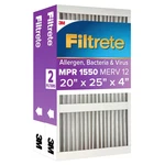 Filtrete 4IN Air Filter Mpr 1550 Merv 12 Ultra Allergen Pack. Fixed Price $56.31.