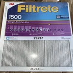 3M Merv 12 1500 Mpr Allergen, Bacteria And Virus Air Filter Box Of 9. Fixed Price $109.00.